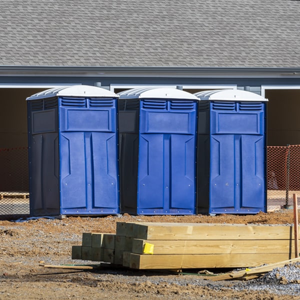 how do you dispose of waste after the portable toilets have been emptied in Dike